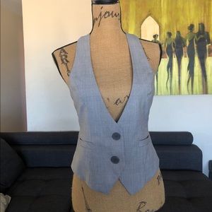 Brown express design studio vest